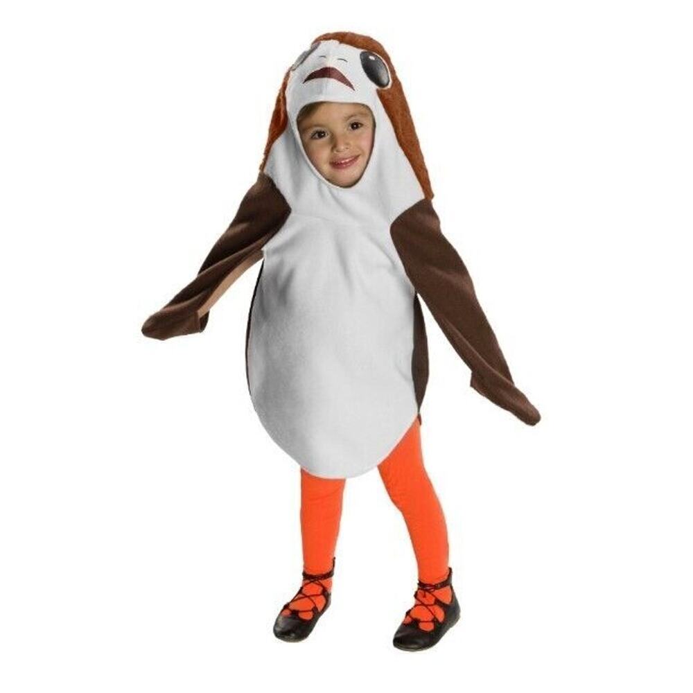 STAR WARS Disney Porg Toddler Halloween Costume Hooded W/ Romper & Tights 2T-3T‎ - Picture 2 of 2